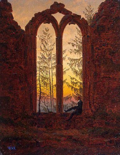 The Dreamer, by Caspar David Friedrich (1835)